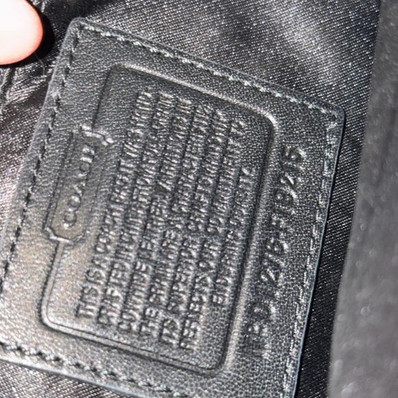 Coach F19215 Black Patent Leather Signature C Kisslock Carryall - Picture 6 of 14